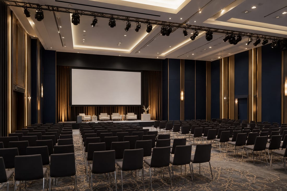 Exemple : assemblée générale ou conférence