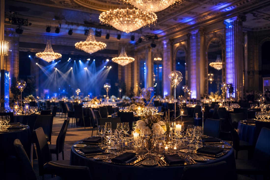 Exemple : gala ou soirée de prestige
